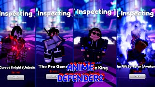 Anime Defenders Noob To Pro  Obtaining ALL Limited SECRETS [upl. by Darcee229]