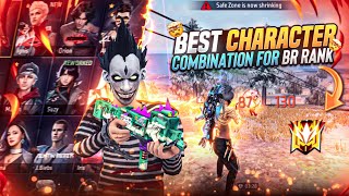 BRranked best skill combination 2023  Best character combination in free fire [upl. by Jennette]