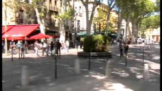 LE COURS MIRABEAU A AIX EN PROVENCE [upl. by Ravahs]