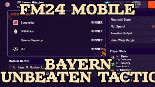 BAYERN TACTICS  BEST FM24 MOBILE TACTICS UNBEATEN [upl. by Dnarb417]