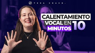 EJERCICIOS DE CALENTAMIENTO VOCAL EN 10 MINUTOS  PREPARA Y LIMPIA TU VOZ ANTES DE CANTAR [upl. by Nail]