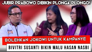 Jubir Prabowo PlongaPlongo❗️Bolehkan Jokowi Untuk Kampanye Bivitri Susanti Bikin Malu Hasan Nasbi [upl. by Euphemie454]