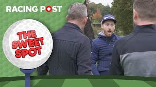 STEVE BRUCE AND SEB ON GOLF PLAY 9 HOLES The Sweet Spot  2020 Masters Preview [upl. by Annala]