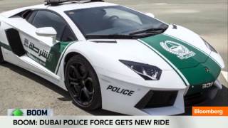 Lamborghini Police Car in Dubai The Worlds Fastest Cop Ride [upl. by Materi]