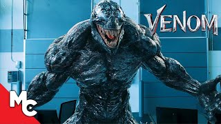 Venom And Riot Fight  Full INSANE Scene  Tom Hardy  Movie Central [upl. by Anaila39]