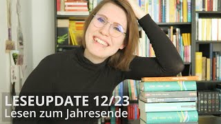 Leseupdate 1223  Lektüren zum Jahresende [upl. by Elleuqar]