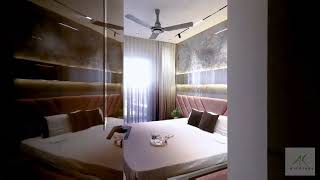 Modernistic interior design tor  4 BHK ke design by AK Interiors decorator [upl. by Rudolf753]