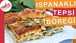 Kat Kat Ispanaklı Tepsi Böreği  çok beğenilen kolay börek tarifi [upl. by Elledoj676]