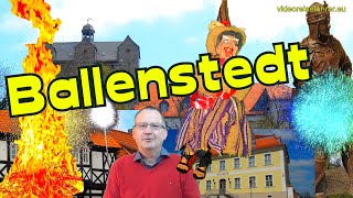 HARZ  Ballenstedt🌄Harz😎Wiege Anhalts😃🌄🏰Sehenswürdigkeiten per Videoreiseführer🏰Schloss😃 Schlosspark [upl. by Donni]