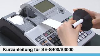 Anleitung für Registrierkasse CASIO SES400S3000 [upl. by Zuzana]