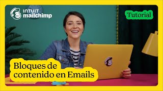 Cómo crear emails llamativos con bloques de contenido personalizados de Mailchimp 2023 [upl. by Mandle]