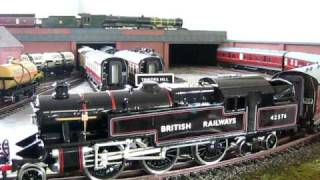 Ace Trains O Gauge E8 42576 British Railways Stanier 264 Locomotive at Tinkers Hill  OO 00 11 [upl. by Shulem863]