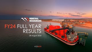 MinRes FY24 Financial Results Presentation  Webcast [upl. by Nananne]