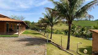 LINDA CASA DE SÍTIO EM 8 HECTARES NA MARGEM DA REPRESA  A VENDA EM GUAPÉ MG [upl. by Asiek402]