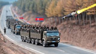 North Korean military convoy attacking from the hills was ambushed by Ukrainians [upl. by Adolf]