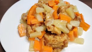 FISH IN PINEAPPLE SAUCE  FISH RECIPE [upl. by Sandy]