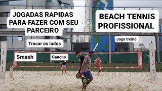 BEACH TENNIS PROFISSIONAL  melhores jogadas  estratégia de jogo [upl. by Cassandre]