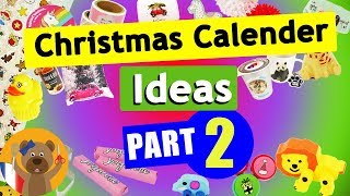 Idées de cadeaux pour un calendrier de lAvent  6 Idées pour MamanPapa grandsparents  DIY [upl. by Helbonna]