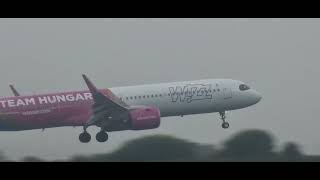 Wizz Air Team Hungary arrival at Liverpool Airport [upl. by Falo]