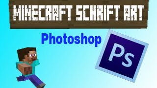 Minecraft Schriftart mit Photoshop machen Full HD [upl. by Adhern]