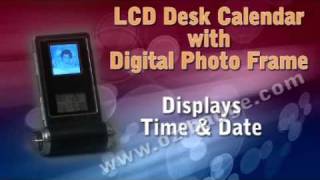 LCD Desk Calendar with Digital Photo Frame [upl. by Ahsir]