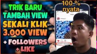 Cara Menambah VIEWS dan LIKE INSTAGRAM 100 nyata caramenambahfollowers [upl. by Awjan628]