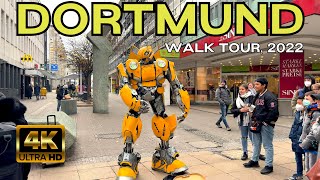 Dortmund Germany  Christmas market  Walk Tour  Winter 2022  4K 60fps [upl. by Notnyw279]