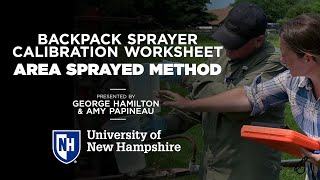 Backpack Sprayer Calibration Worksheet Area Sprayed Method [upl. by Ycart328]