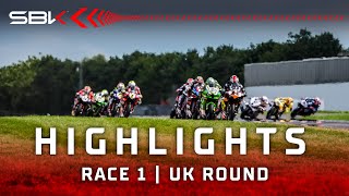 FULL HIGHLIGHTS Race 1 at Donington Park 🌳  2024 UKWorldSBK 🇬🇧 [upl. by Natrav628]