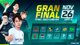 Gran Final  Free Fire World Series 2023 [upl. by Heng]