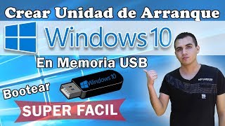 Cómo crear USB Booteable de Windows 10 En simples pasos 2024 [upl. by Pavyer]