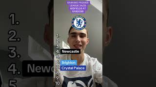 RANKING PREMIER LEAGUE 2425 MIDFIELDS AT RANDOM premierleague football soccer futbol epl pl [upl. by Ensign]