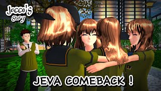 JECCOS STORY 28  JEVA COMEBACK   DRAMA SAKURA SCHOOL SIMULATOR [upl. by Barbuto]