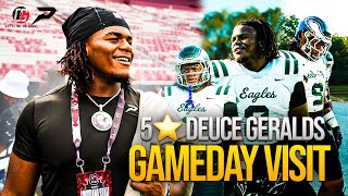 5⭐️ DEUCE GERALDS Gameday visit EXCLUSIVE 🏈 South Carolina vs LSU Showdown INSANE ENDING [upl. by Aynuat997]