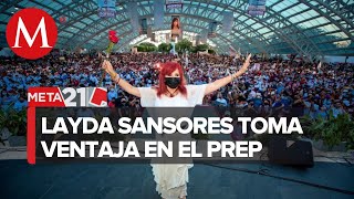 Avances del PREP en Campeche Layda Sansores aventaja para la gubernatura [upl. by Erinn]