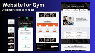 Build a Complete Typescript React Fitness Application for Beginners  Responsive [upl. by Lisle369]