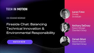 Fireside Chat Balancing Technical Innovation amp Environmental Responsibility [upl. by Ignacio]