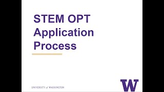 STEM OPT Extension Application Process [upl. by Yruoc923]