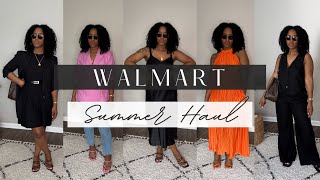 WALMART CLOTHING HAUL  AFFORDABLE FASHION  SUMMER LOOKS FOR LESS  WHAT TO WEAR THIS SUMMER [upl. by Booma797]