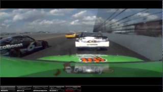 Danica Patrick onboard Daytona duel 1 2012 [upl. by Anerahs]