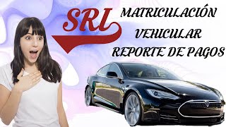 SRI  MATRÍCULA VEHICULAR  REPORTE DE PAGOS EN LÍNEA [upl. by Nirre94]