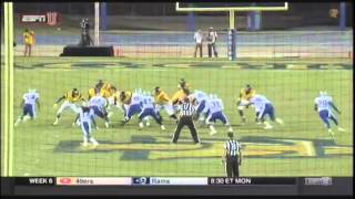 2014 MEAC Football Hampton Univ vs NCAampT State  Highlights [upl. by Corso]