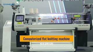 CIXING NEW HP FLAT KNITTING MACHINE [upl. by Geirk]