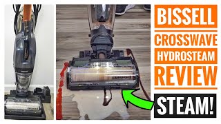 Bissell CrossWave HydrSteam Wet Dry Hard Floor Vacuum Review [upl. by Ahsoet153]