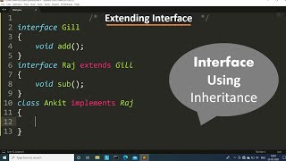 extending interfaces in java  Learn Coding [upl. by Alleuol826]