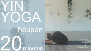 Yin  heupen  20 minuten  EsTaYoga [upl. by Jania998]