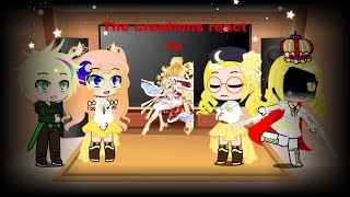 The creations and mami react to salvation FNF [upl. by Bertero937]