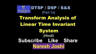 Part6 Transform Analysis of LTI System DTSP DSP LTIsystem SS [upl. by Sina]