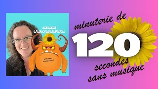 Minuterie de 2 minutes sans musique [upl. by Nedyaj]