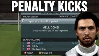 FIFA 14 Penalty Kick Skill Game Tutorial  Legendary Score Tips amp Tricks  How to Aim [upl. by Yentterb]